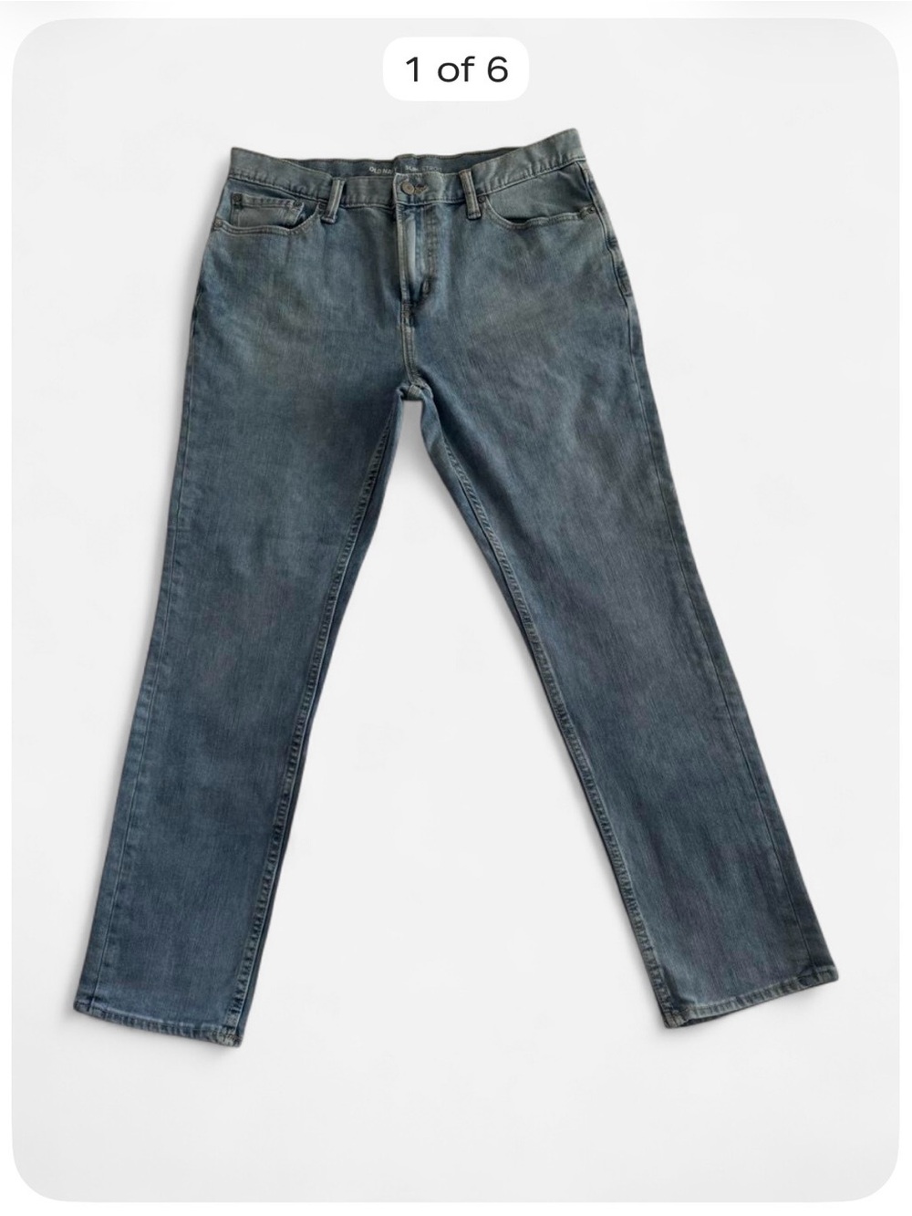 Old Navy Men’s Slim Fit Jeans 34x30 Light Wash Stretch Denim